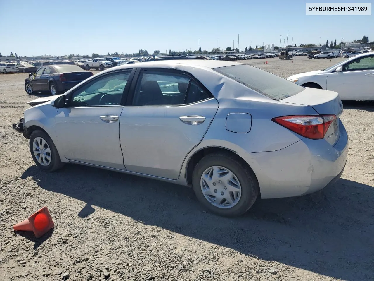 2015 Toyota Corolla L VIN: 5YFBURHE5FP341989 Lot: 73388704