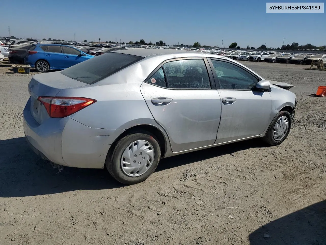 2015 Toyota Corolla L VIN: 5YFBURHE5FP341989 Lot: 73388704