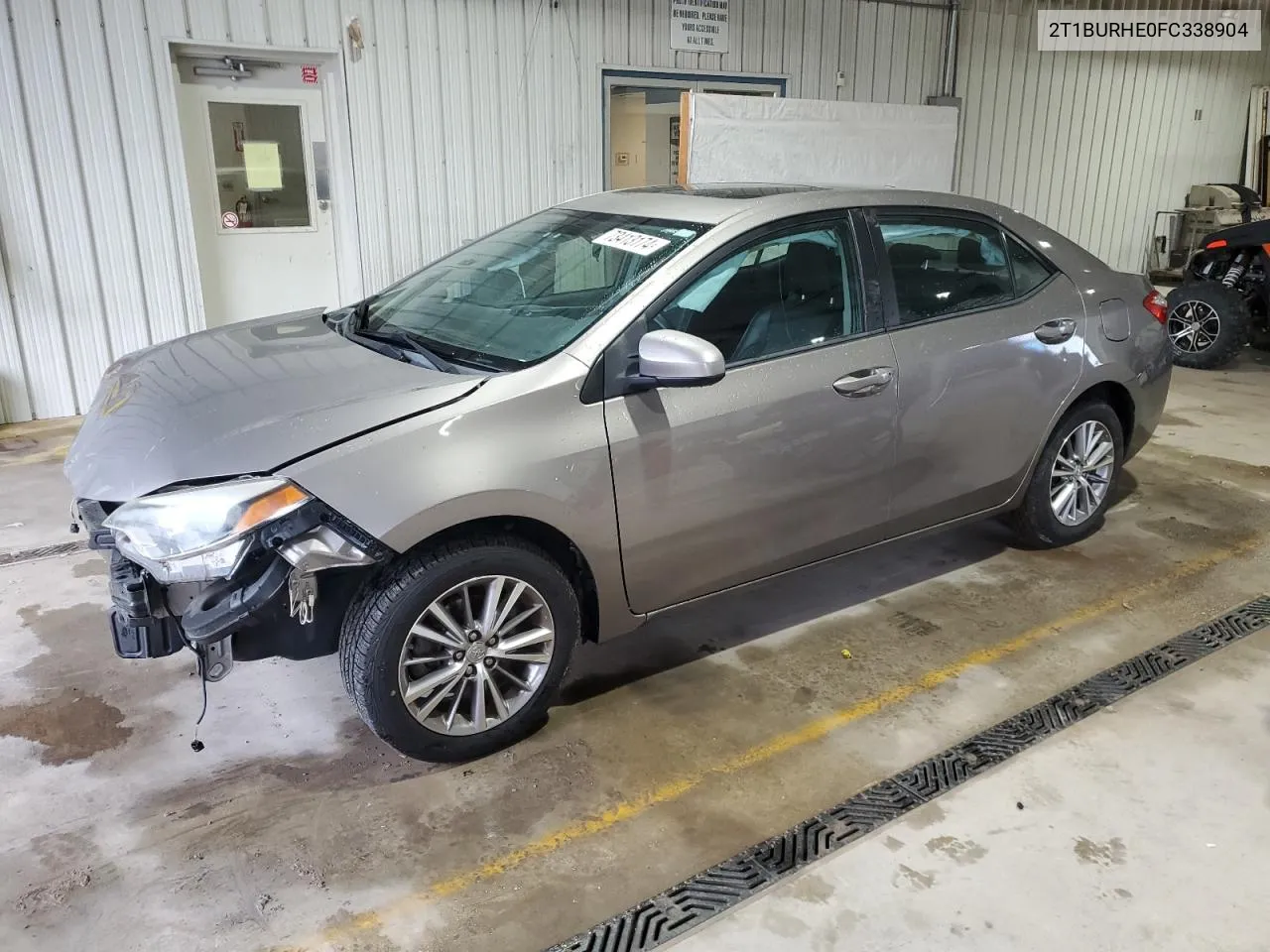 2015 Toyota Corolla L VIN: 2T1BURHE0FC338904 Lot: 73413174