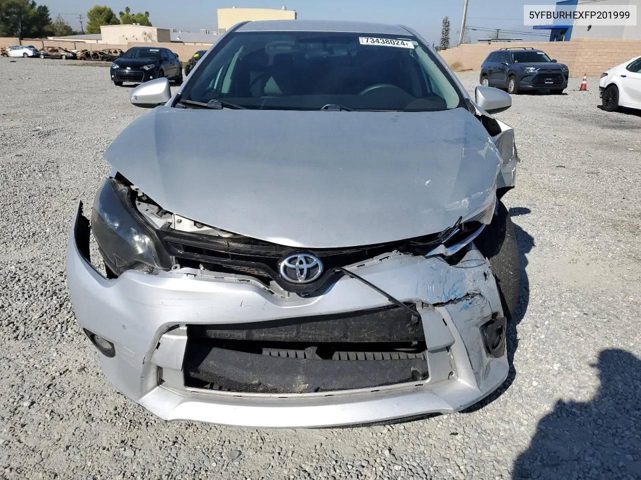 2015 Toyota Corolla L VIN: 5YFBURHEXFP201999 Lot: 73438024