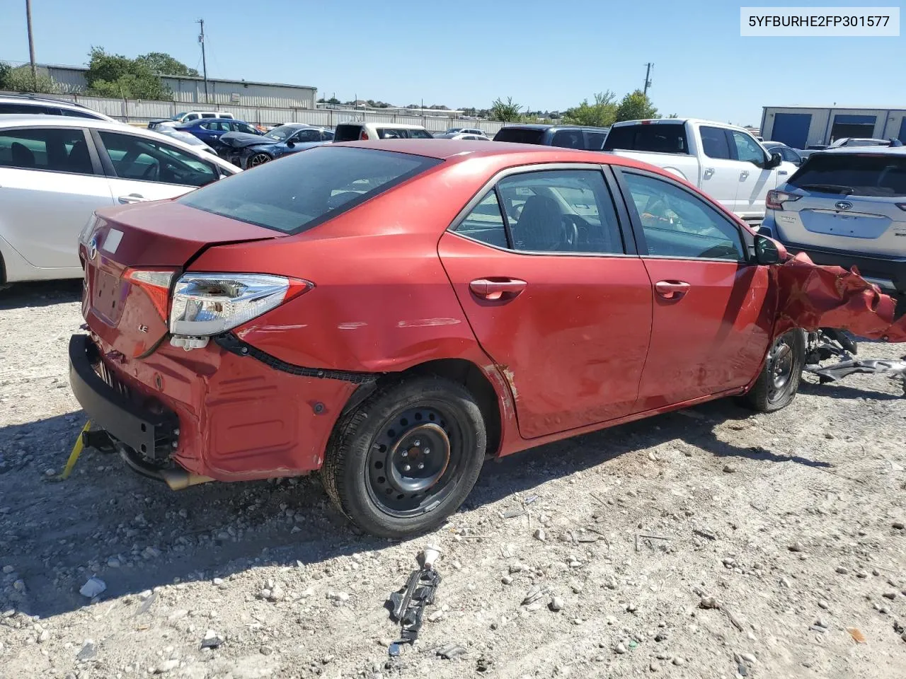 2015 Toyota Corolla L VIN: 5YFBURHE2FP301577 Lot: 73541874