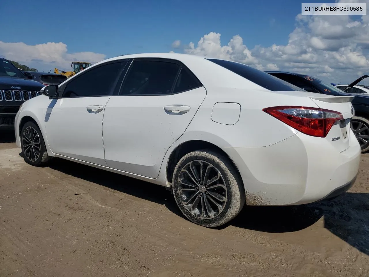 2015 Toyota Corolla L VIN: 2T1BURHE8FC390586 Lot: 73634274