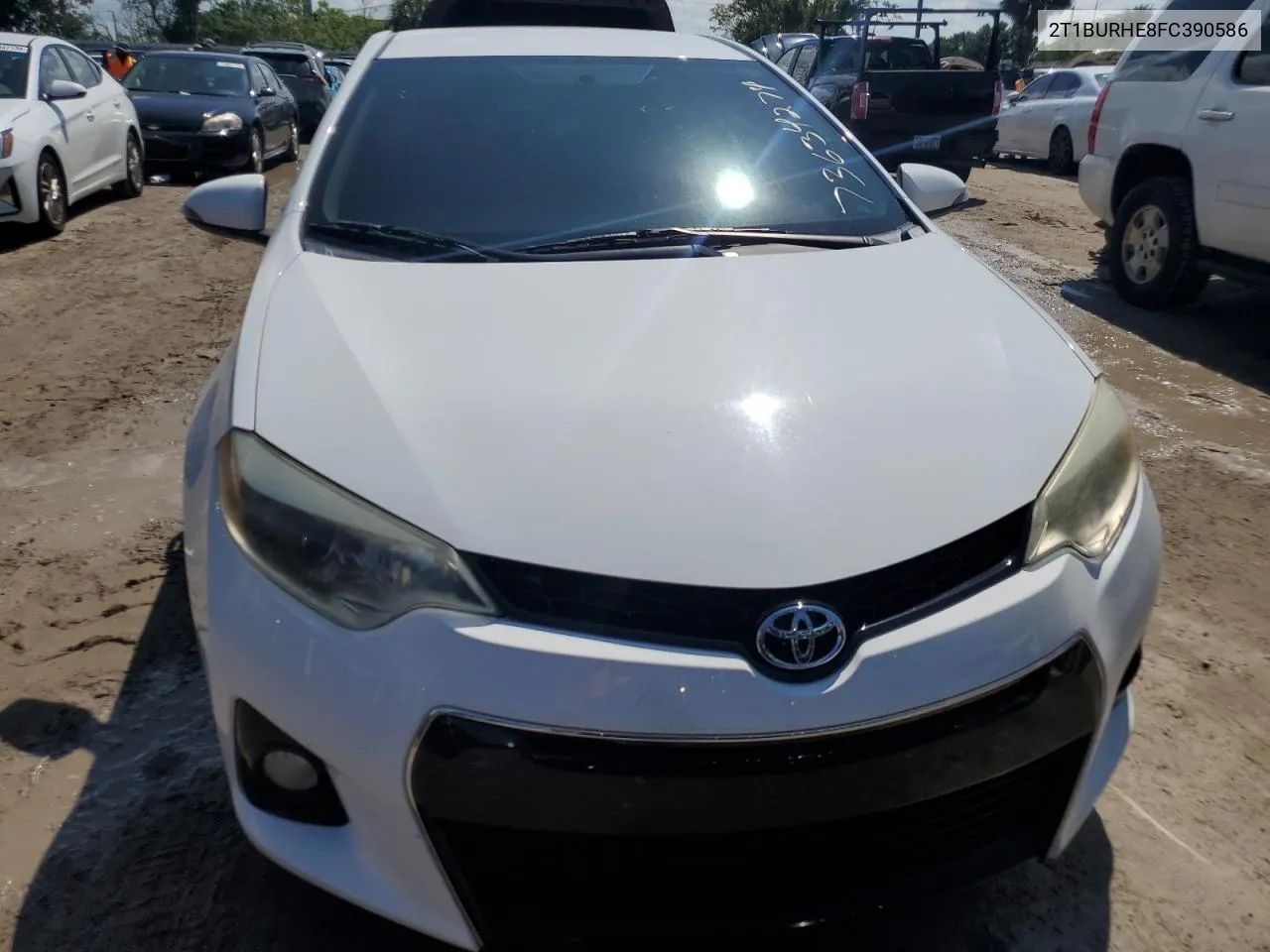 2T1BURHE8FC390586 2015 Toyota Corolla L