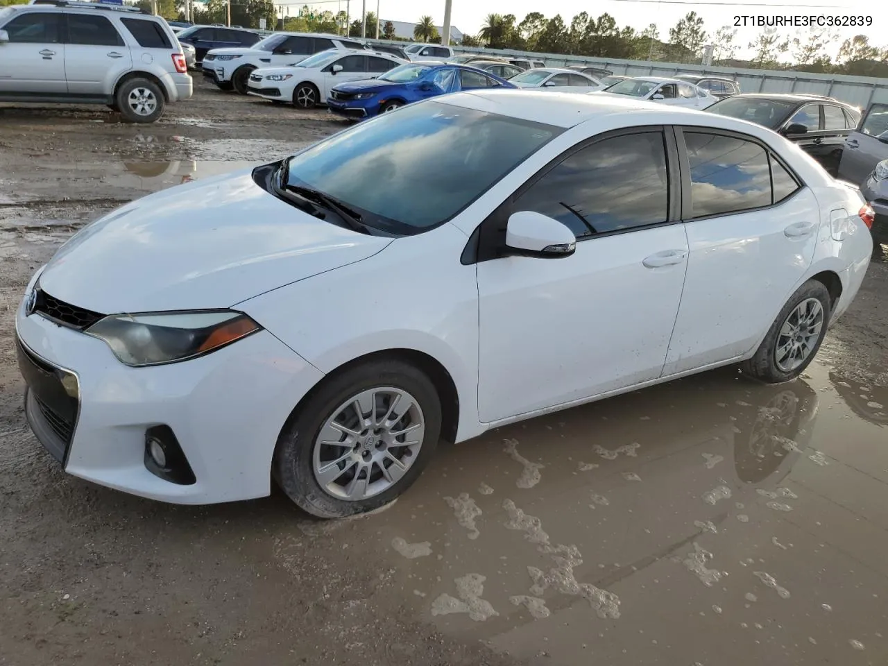 2015 Toyota Corolla L VIN: 2T1BURHE3FC362839 Lot: 73705044