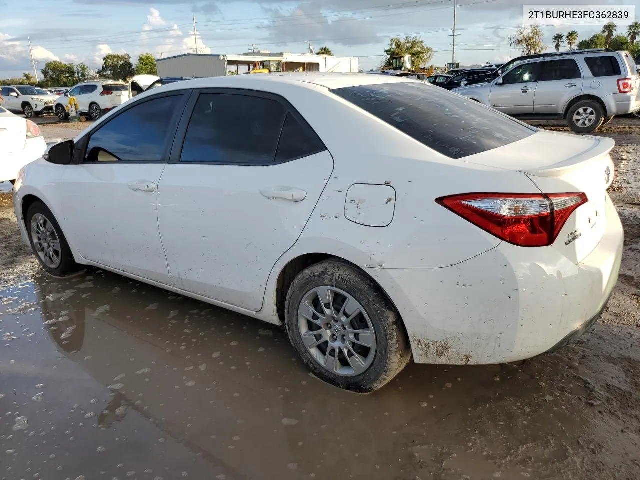 2015 Toyota Corolla L VIN: 2T1BURHE3FC362839 Lot: 73705044