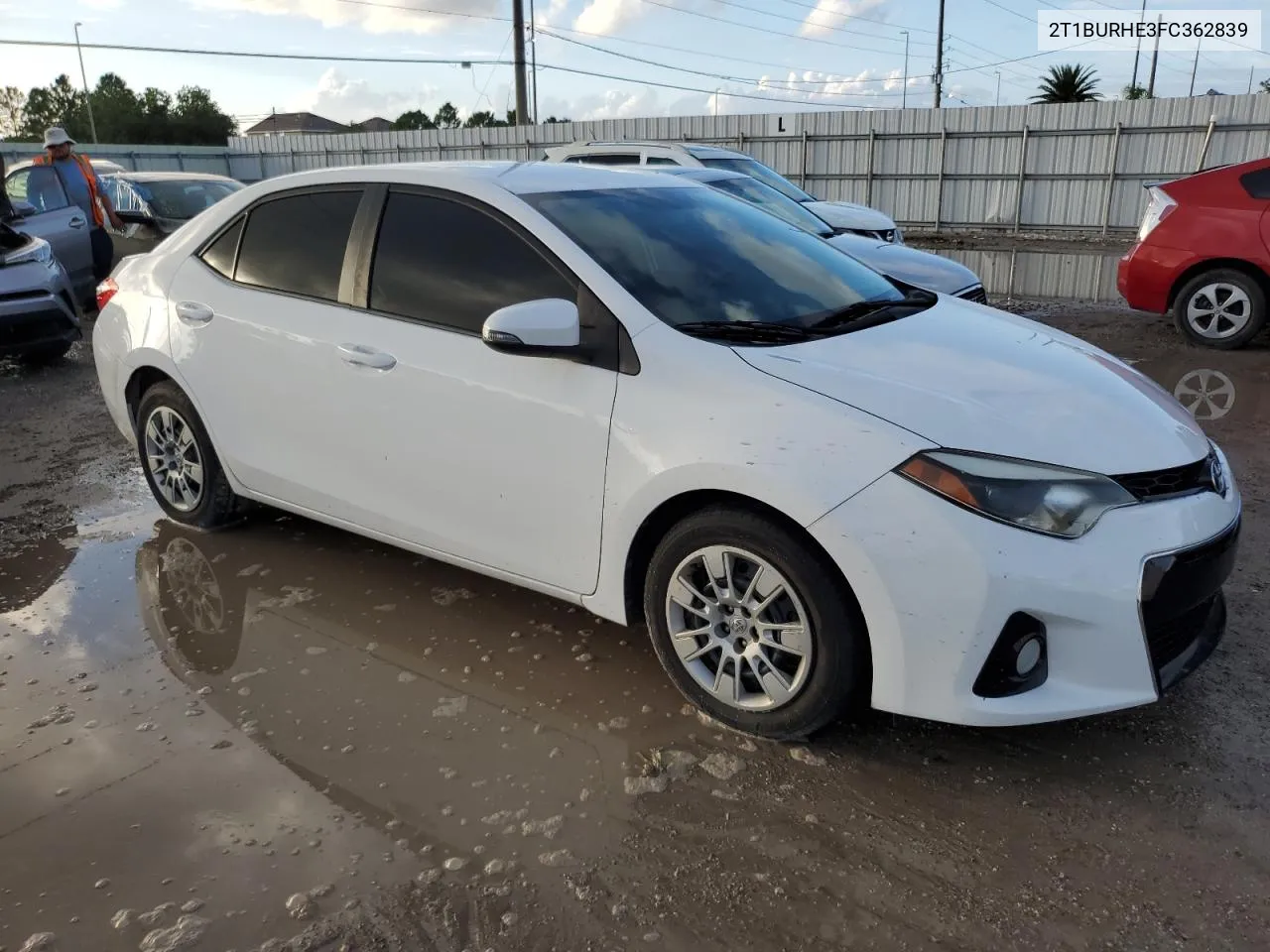 2015 Toyota Corolla L VIN: 2T1BURHE3FC362839 Lot: 73705044