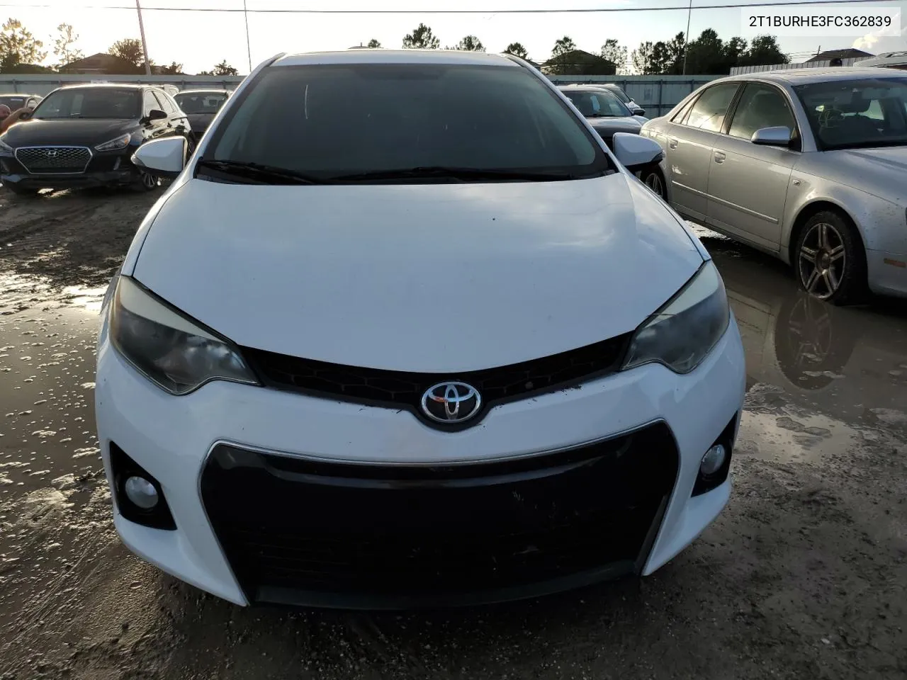 2015 Toyota Corolla L VIN: 2T1BURHE3FC362839 Lot: 73705044