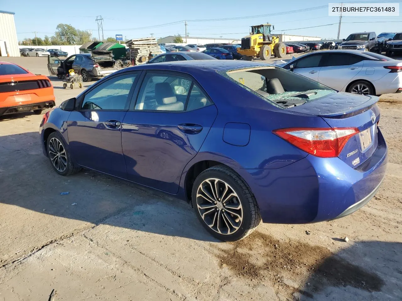 2015 Toyota Corolla L VIN: 2T1BURHE7FC361483 Lot: 73744154