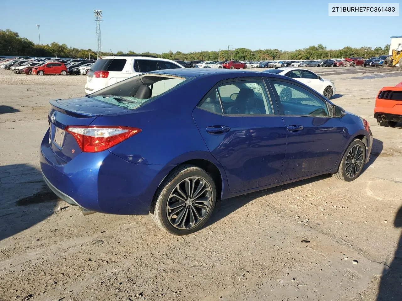 2015 Toyota Corolla L VIN: 2T1BURHE7FC361483 Lot: 73744154