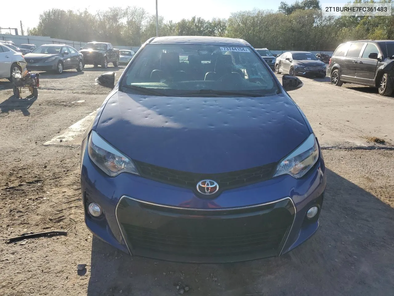 2015 Toyota Corolla L VIN: 2T1BURHE7FC361483 Lot: 73744154