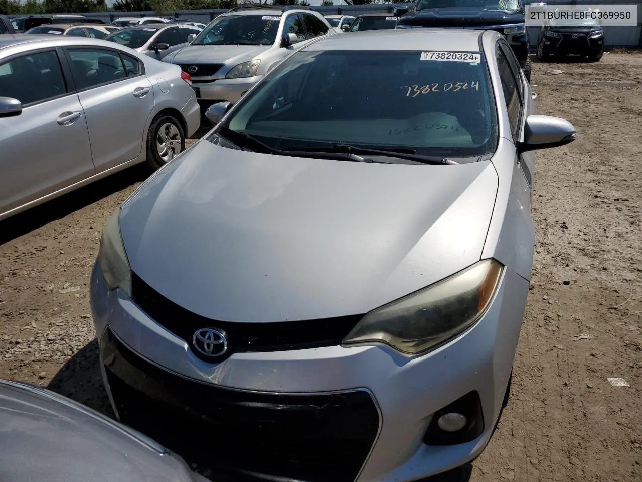 2015 Toyota Corolla L VIN: 2T1BURHE8FC369950 Lot: 73820324