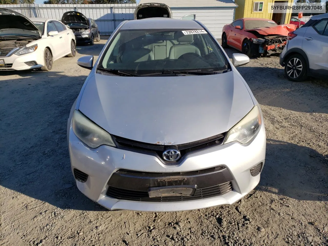 2015 Toyota Corolla L VIN: 5YFBURHE8FP297048 Lot: 73978214