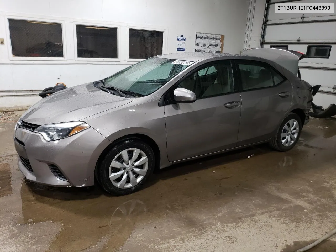 2015 Toyota Corolla L VIN: 2T1BURHE1FC448893 Lot: 74052184