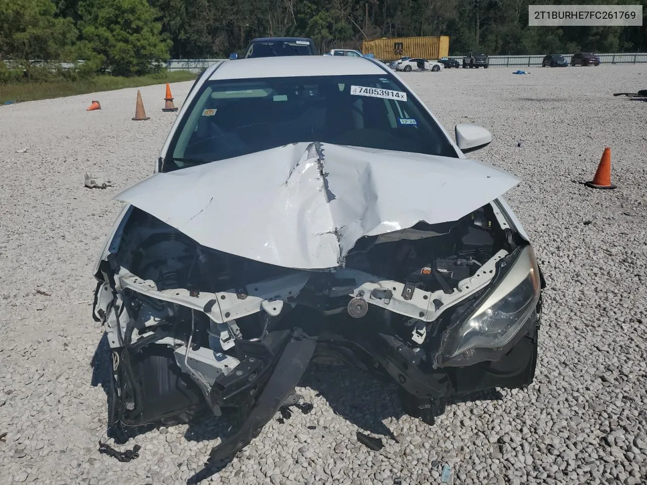 2015 Toyota Corolla L VIN: 2T1BURHE7FC261769 Lot: 74053914