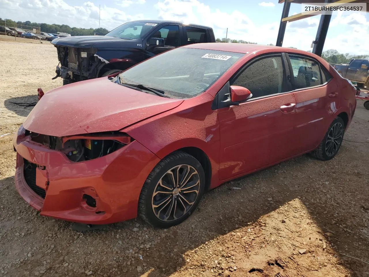 2015 Toyota Corolla L VIN: 2T1BURHE8FC364537 Lot: 74083714