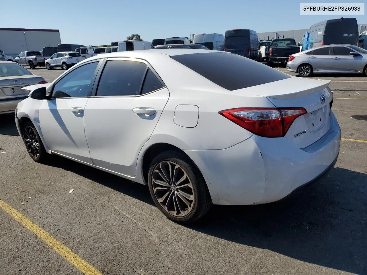 2015 Toyota Corolla L VIN: 5YFBURHE2FP326933 Lot: 74090594