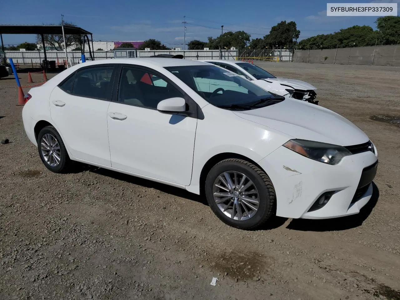 2015 Toyota Corolla L VIN: 5YFBURHE3FP337309 Lot: 74147034