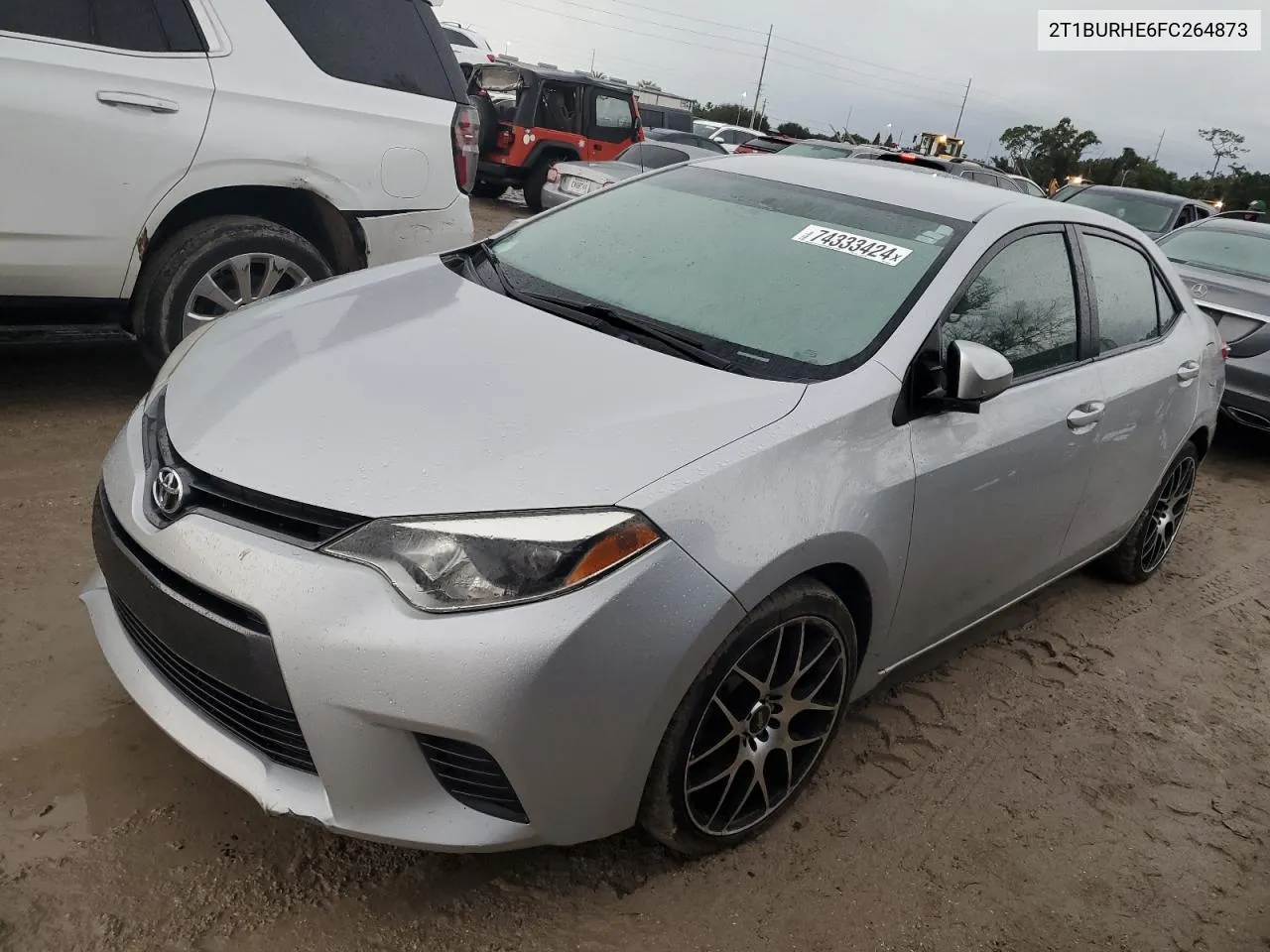 2T1BURHE6FC264873 2015 Toyota Corolla L