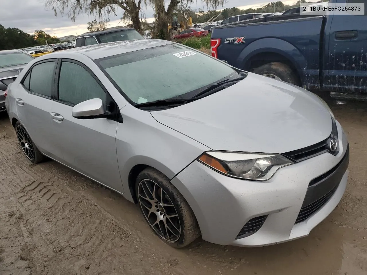 2015 Toyota Corolla L VIN: 2T1BURHE6FC264873 Lot: 74333424