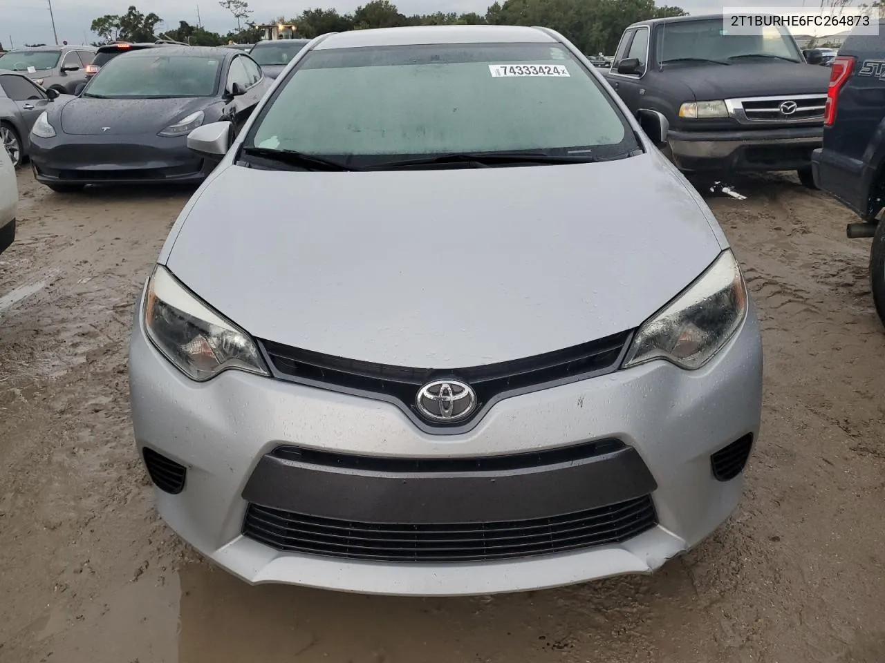 2015 Toyota Corolla L VIN: 2T1BURHE6FC264873 Lot: 74333424