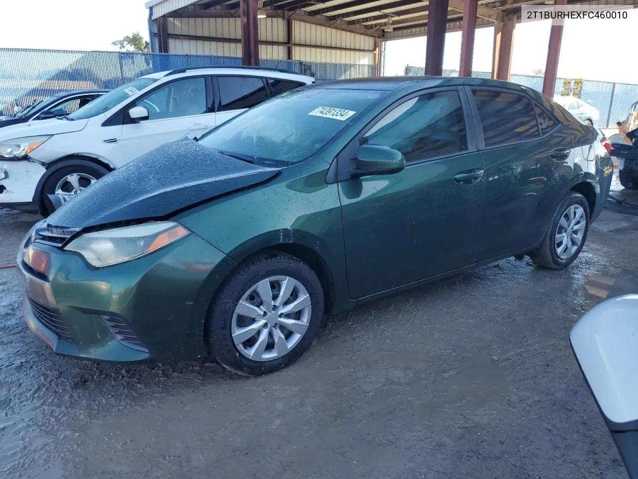 2T1BURHEXFC460010 2015 Toyota Corolla L