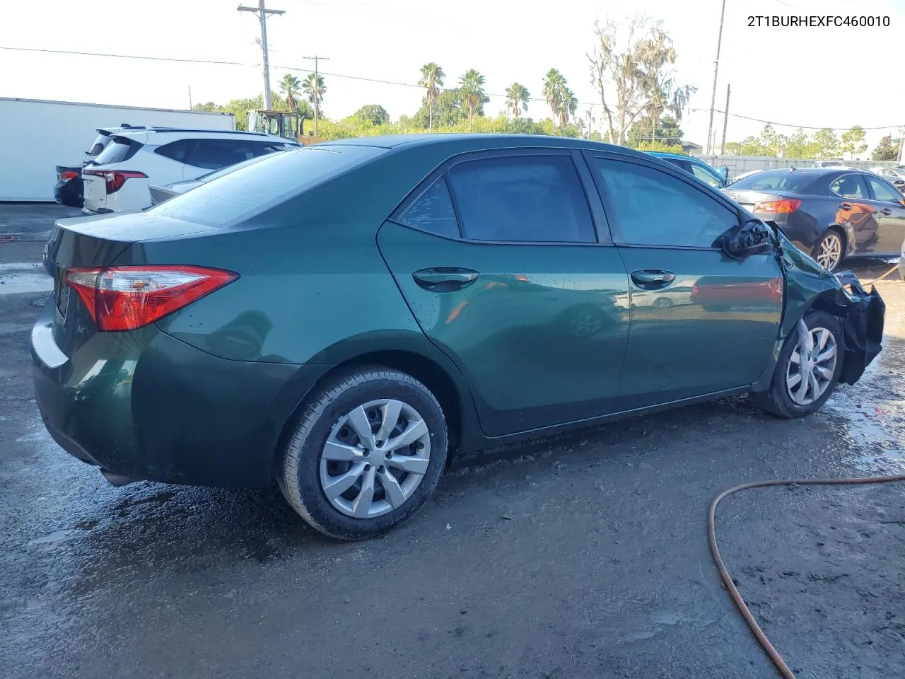 2015 Toyota Corolla L VIN: 2T1BURHEXFC460010 Lot: 74391334