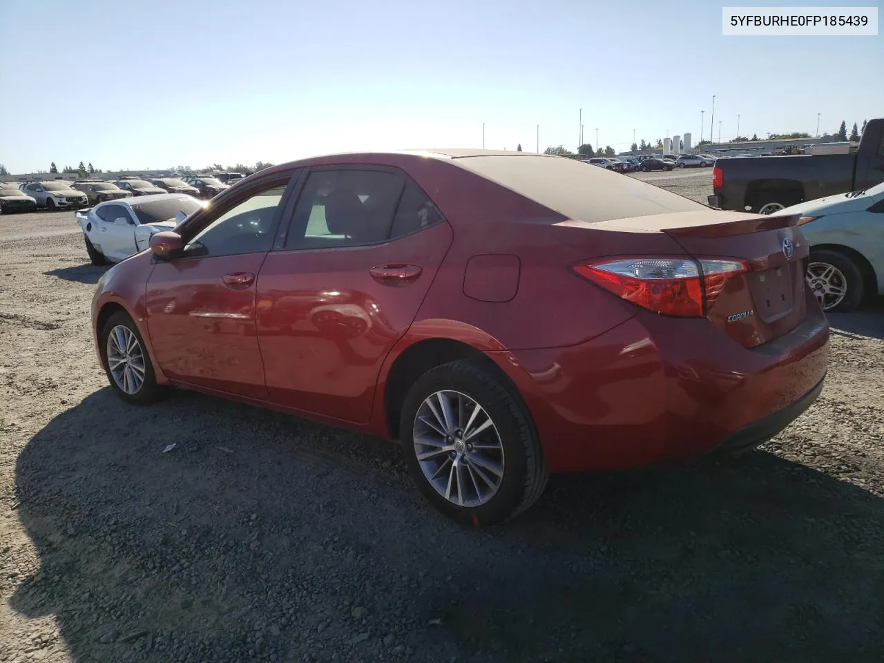 2015 Toyota Corolla L VIN: 5YFBURHE0FP185439 Lot: 74842334