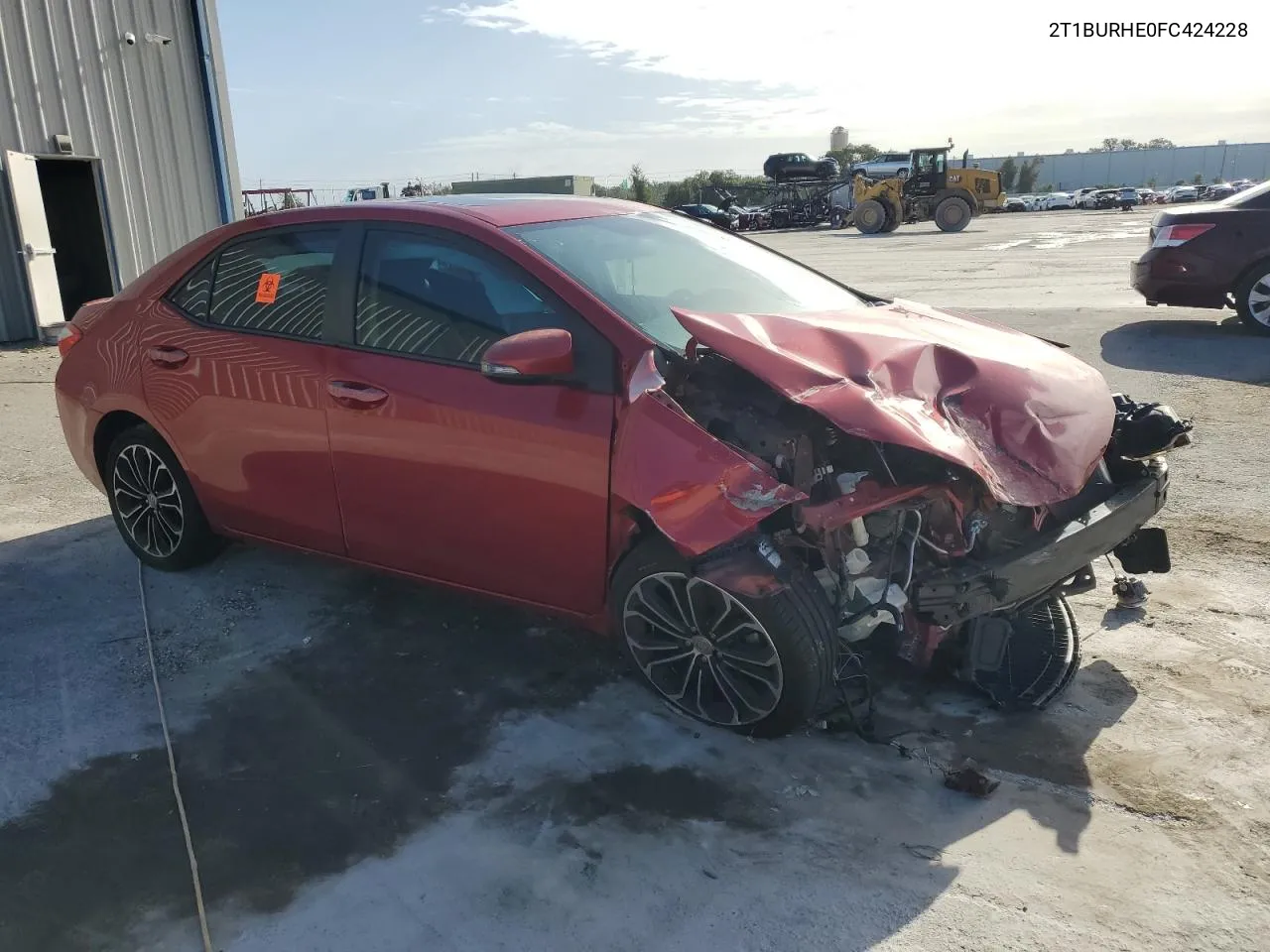 2015 Toyota Corolla L VIN: 2T1BURHE0FC424228 Lot: 74895734