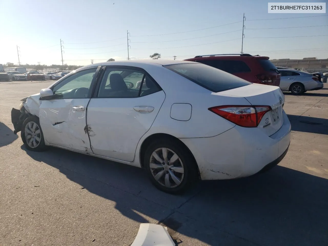 2015 Toyota Corolla L VIN: 2T1BURHE7FC311263 Lot: 75001114