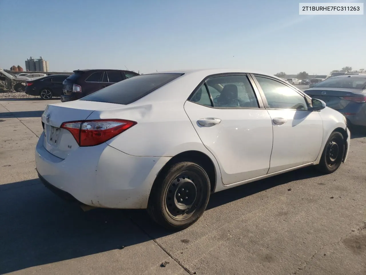 2015 Toyota Corolla L VIN: 2T1BURHE7FC311263 Lot: 75001114