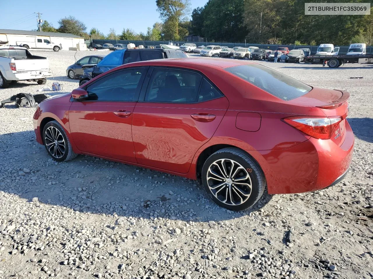 2015 Toyota Corolla L VIN: 2T1BURHE1FC353069 Lot: 75258464