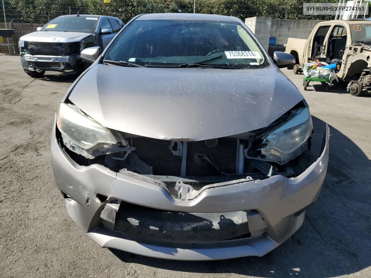 5YFBURHEXFP274161 2015 Toyota Corolla L