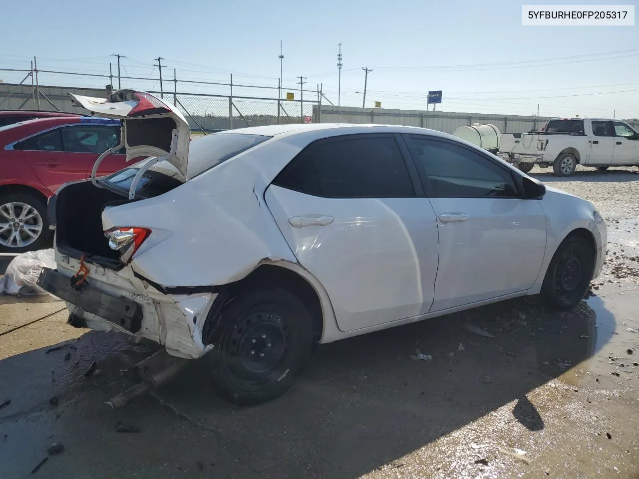 2015 Toyota Corolla L VIN: 5YFBURHE0FP205317 Lot: 75431364