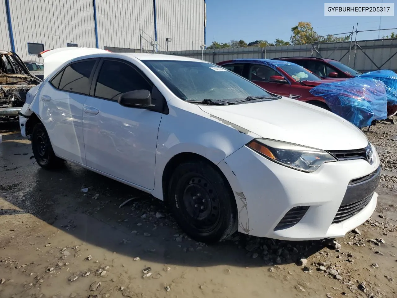 2015 Toyota Corolla L VIN: 5YFBURHE0FP205317 Lot: 75431364