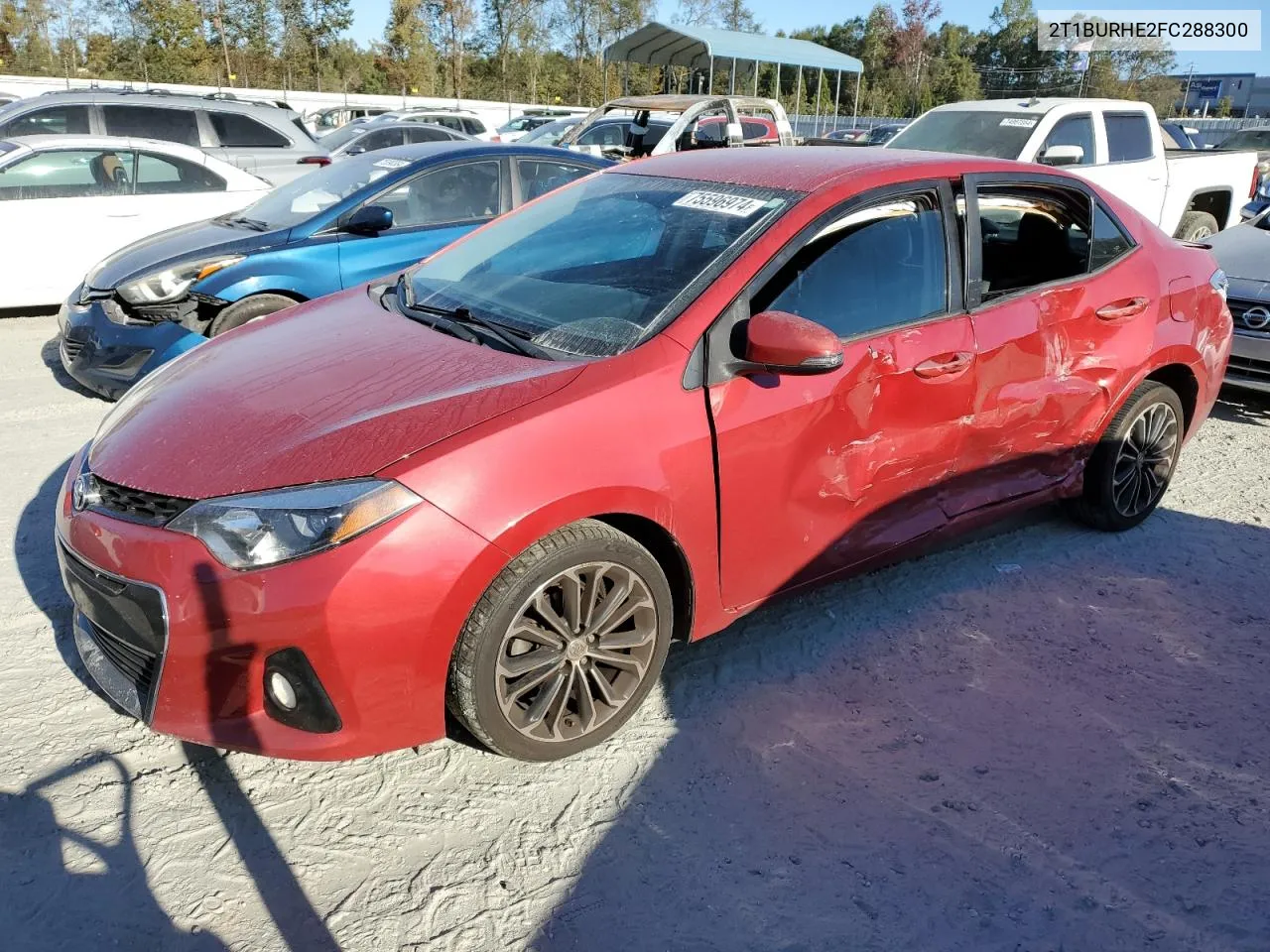 2T1BURHE2FC288300 2015 Toyota Corolla L