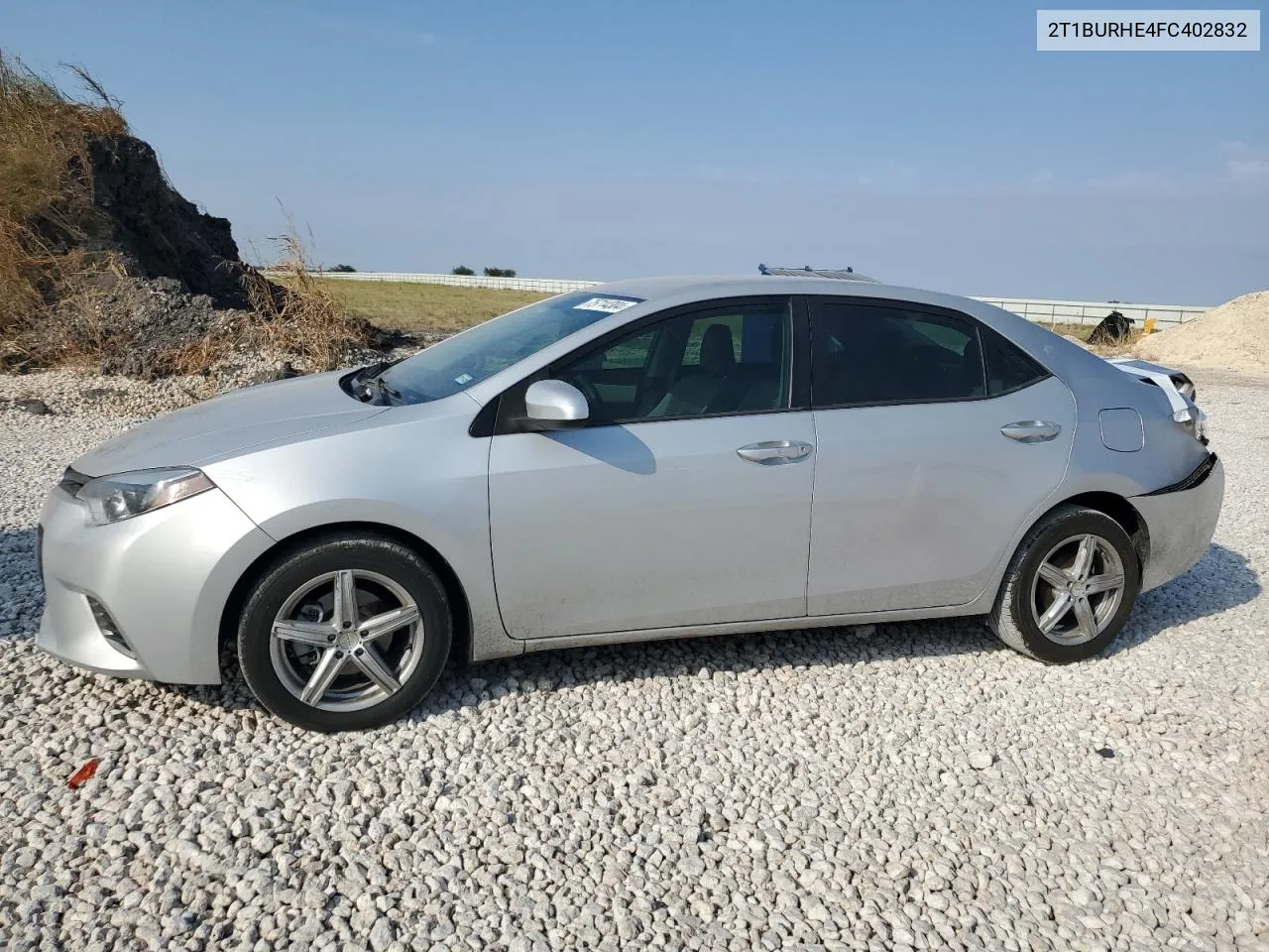 2015 Toyota Corolla L VIN: 2T1BURHE4FC402832 Lot: 75714304