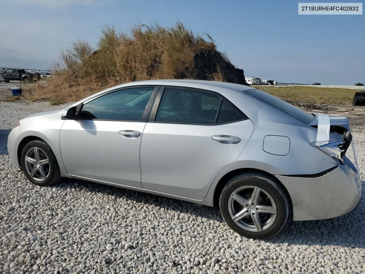 2015 Toyota Corolla L VIN: 2T1BURHE4FC402832 Lot: 75714304