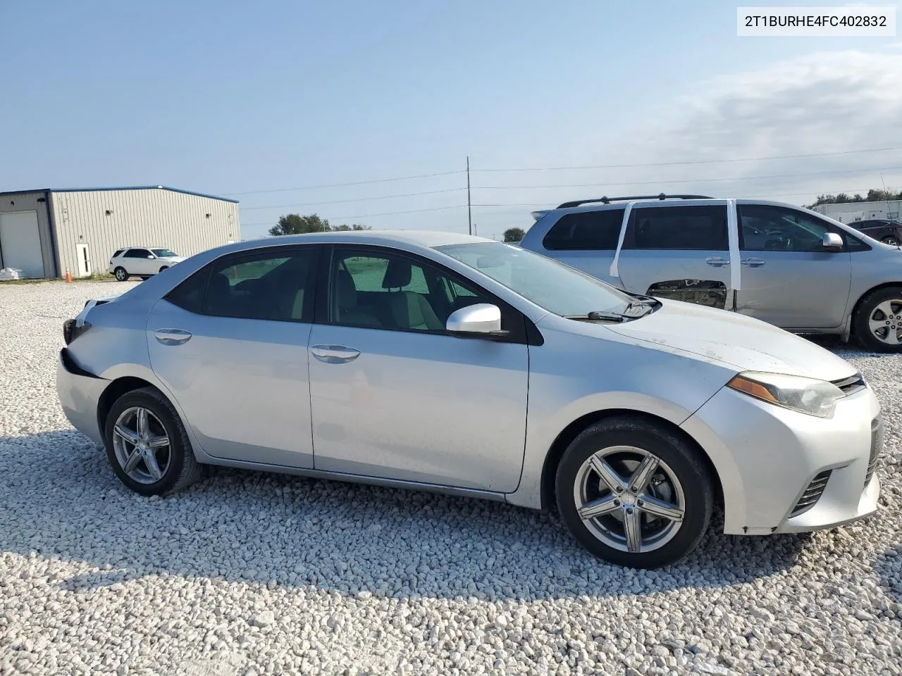 2015 Toyota Corolla L VIN: 2T1BURHE4FC402832 Lot: 75714304