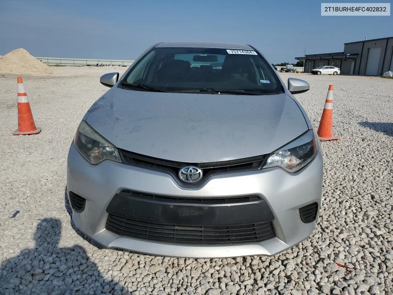 2015 Toyota Corolla L VIN: 2T1BURHE4FC402832 Lot: 75714304