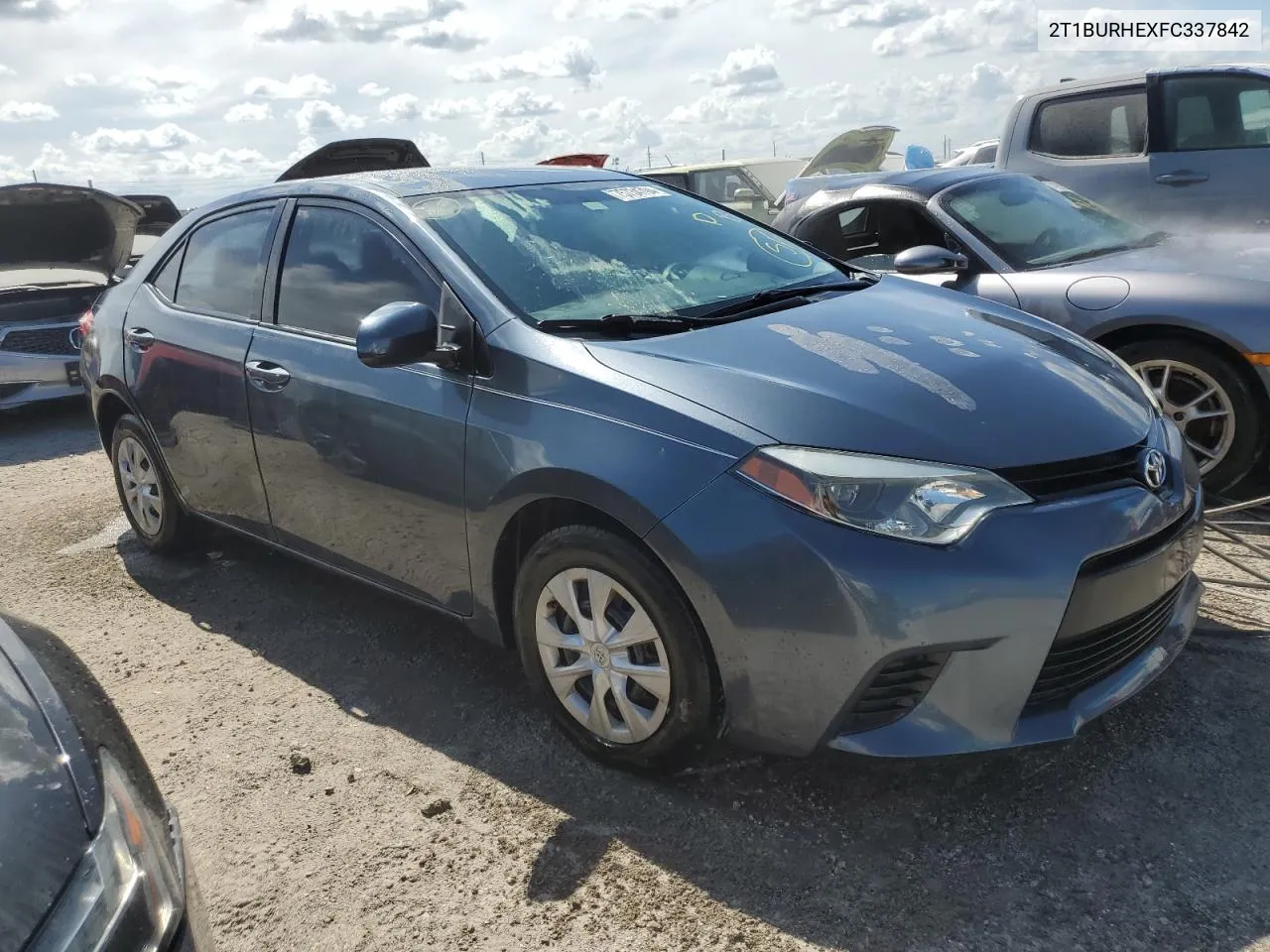 2015 Toyota Corolla L VIN: 2T1BURHEXFC337842 Lot: 75734794