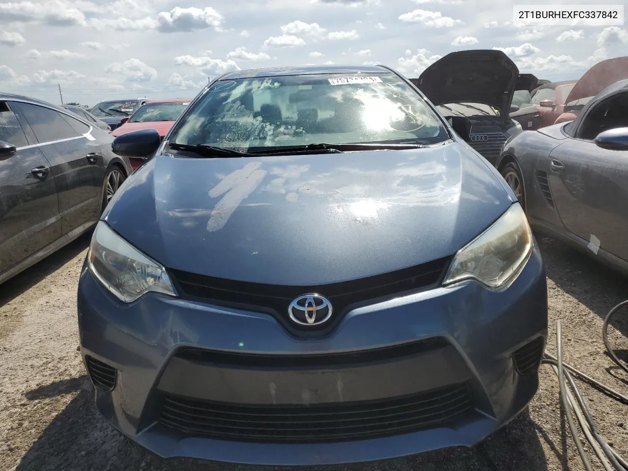 2015 Toyota Corolla L VIN: 2T1BURHEXFC337842 Lot: 75734794