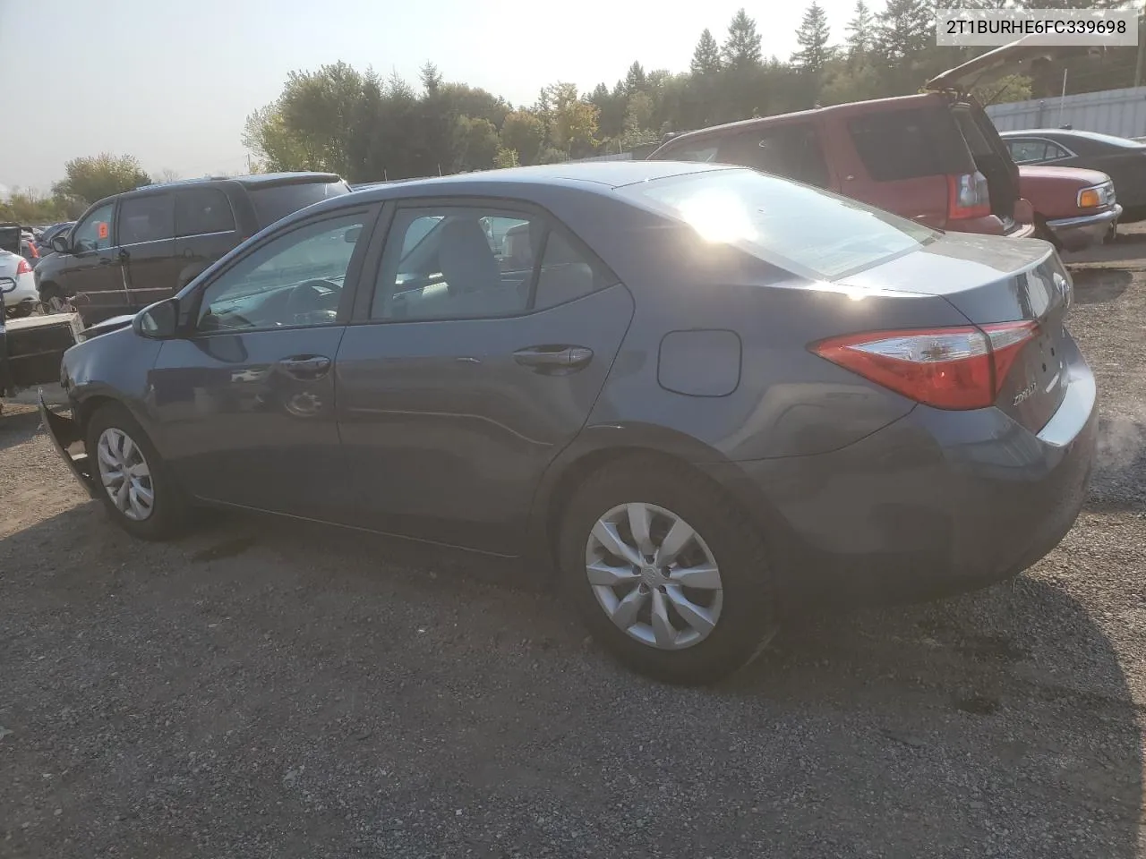 2015 Toyota Corolla L VIN: 2T1BURHE6FC339698 Lot: 75769714