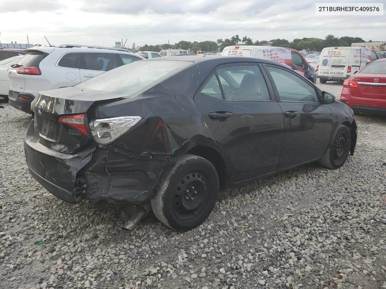 2015 Toyota Corolla L VIN: 2T1BURHE3FC409576 Lot: 75870794