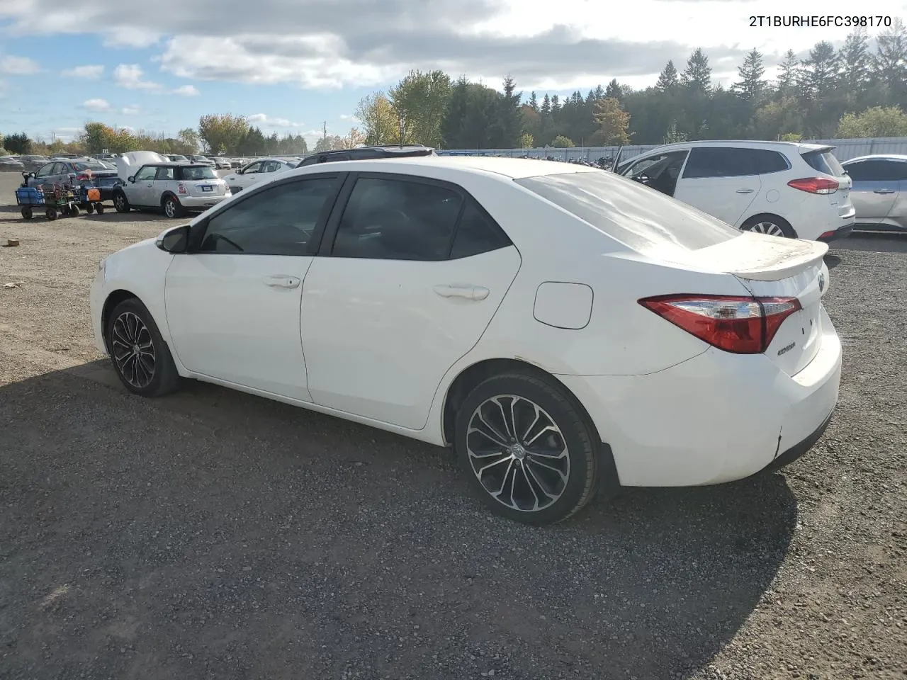 2015 Toyota Corolla L VIN: 2T1BURHE6FC398170 Lot: 75963244