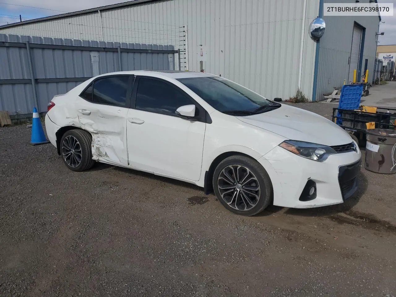 2015 Toyota Corolla L VIN: 2T1BURHE6FC398170 Lot: 75963244