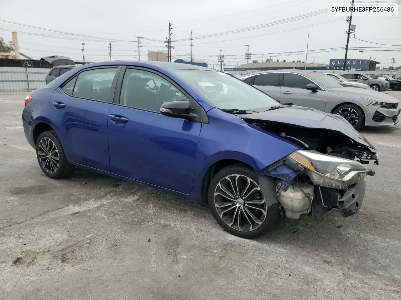 2015 Toyota Corolla L VIN: 5YFBURHE3FP256486 Lot: 75963594