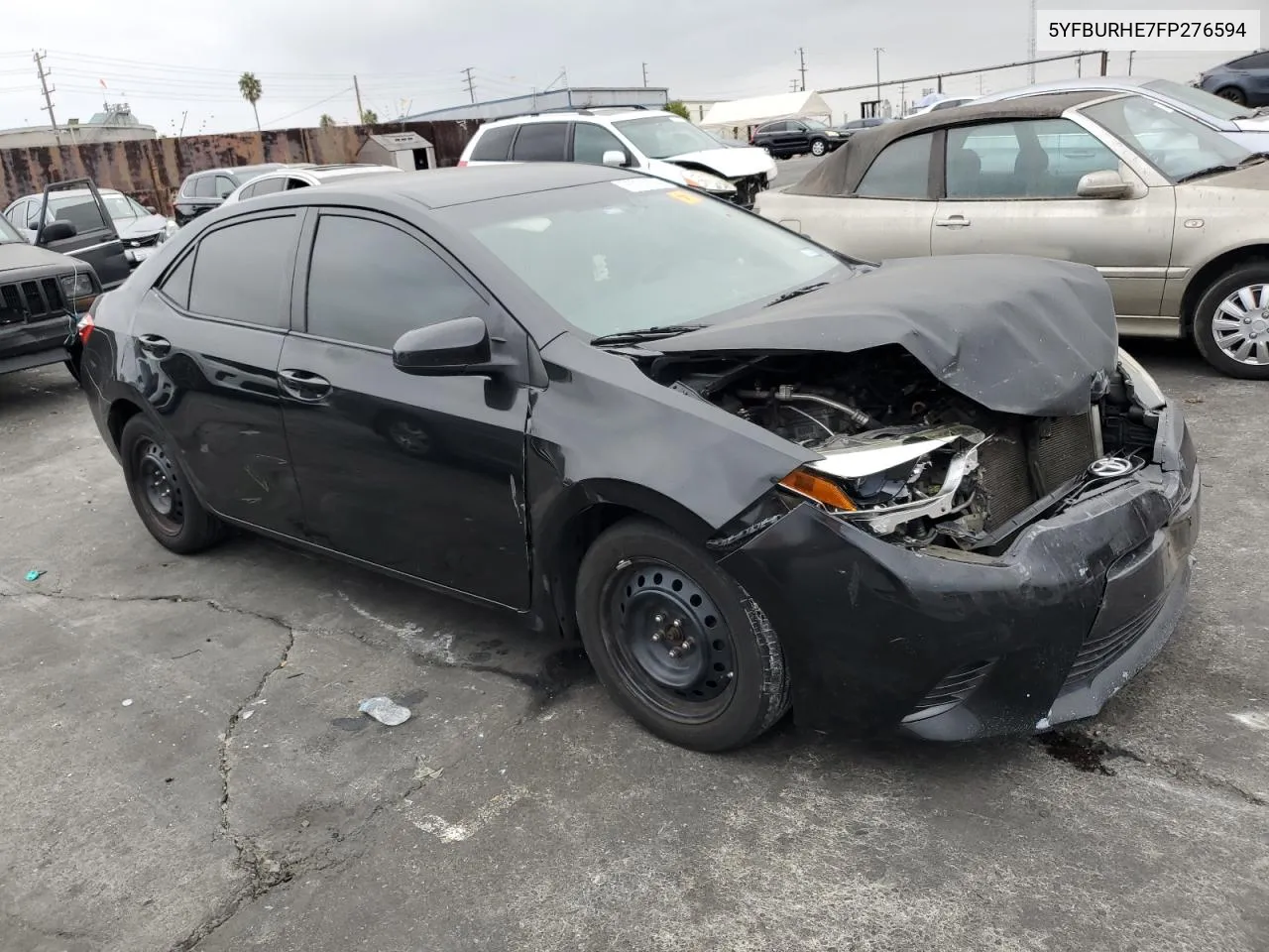 2015 Toyota Corolla L VIN: 5YFBURHE7FP276594 Lot: 76001874