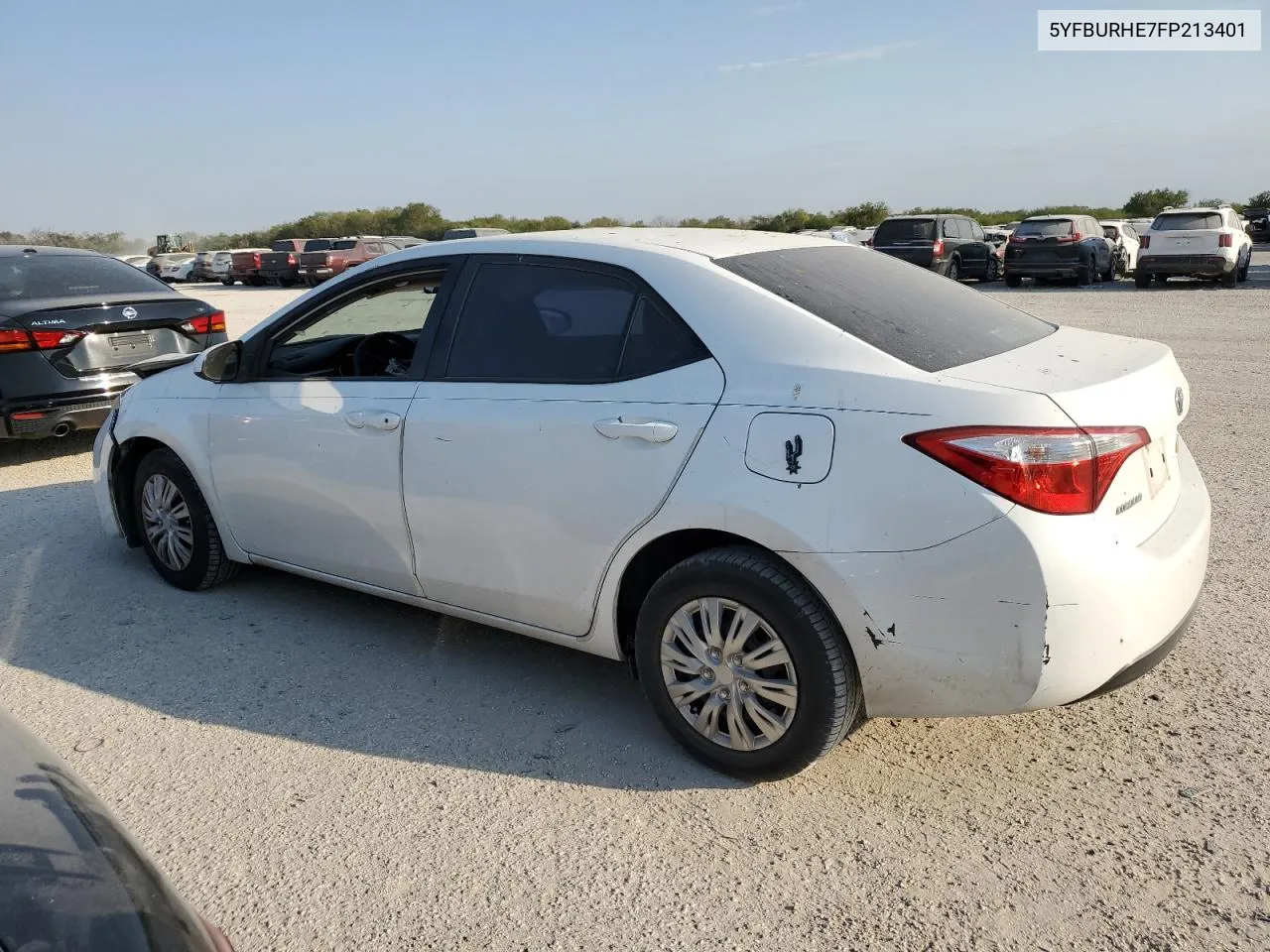 2015 Toyota Corolla L VIN: 5YFBURHE7FP213401 Lot: 76145134