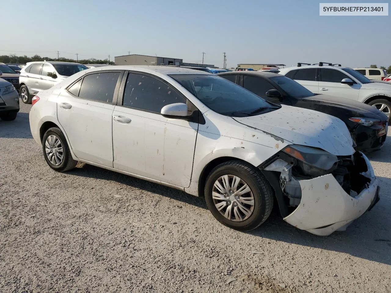 2015 Toyota Corolla L VIN: 5YFBURHE7FP213401 Lot: 76145134