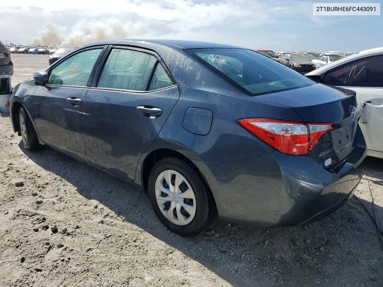 2T1BURHE6FC443091 2015 Toyota Corolla L